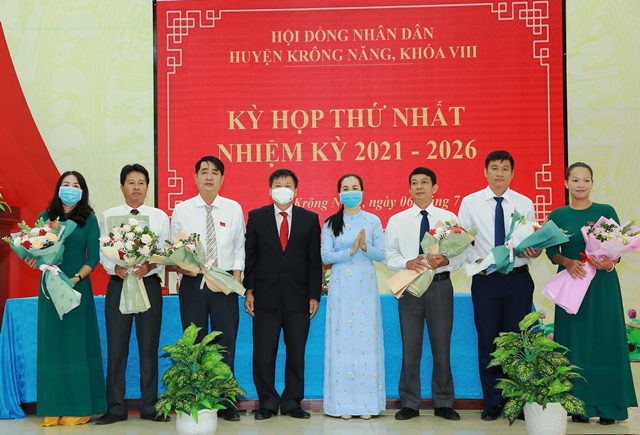 Kỳ họp thứ nhất HĐND huyện Krông Năng khóa VIII, nhiệm kỳ 2021 - 2026