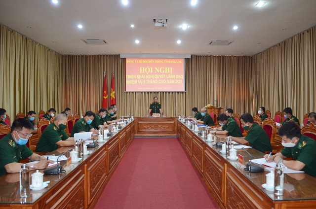 Đảng ủy Bộ đội Biên phòng tỉnh Đắk Lắk triển khai nhiệm vụ 6 tháng cuối năm 2021
