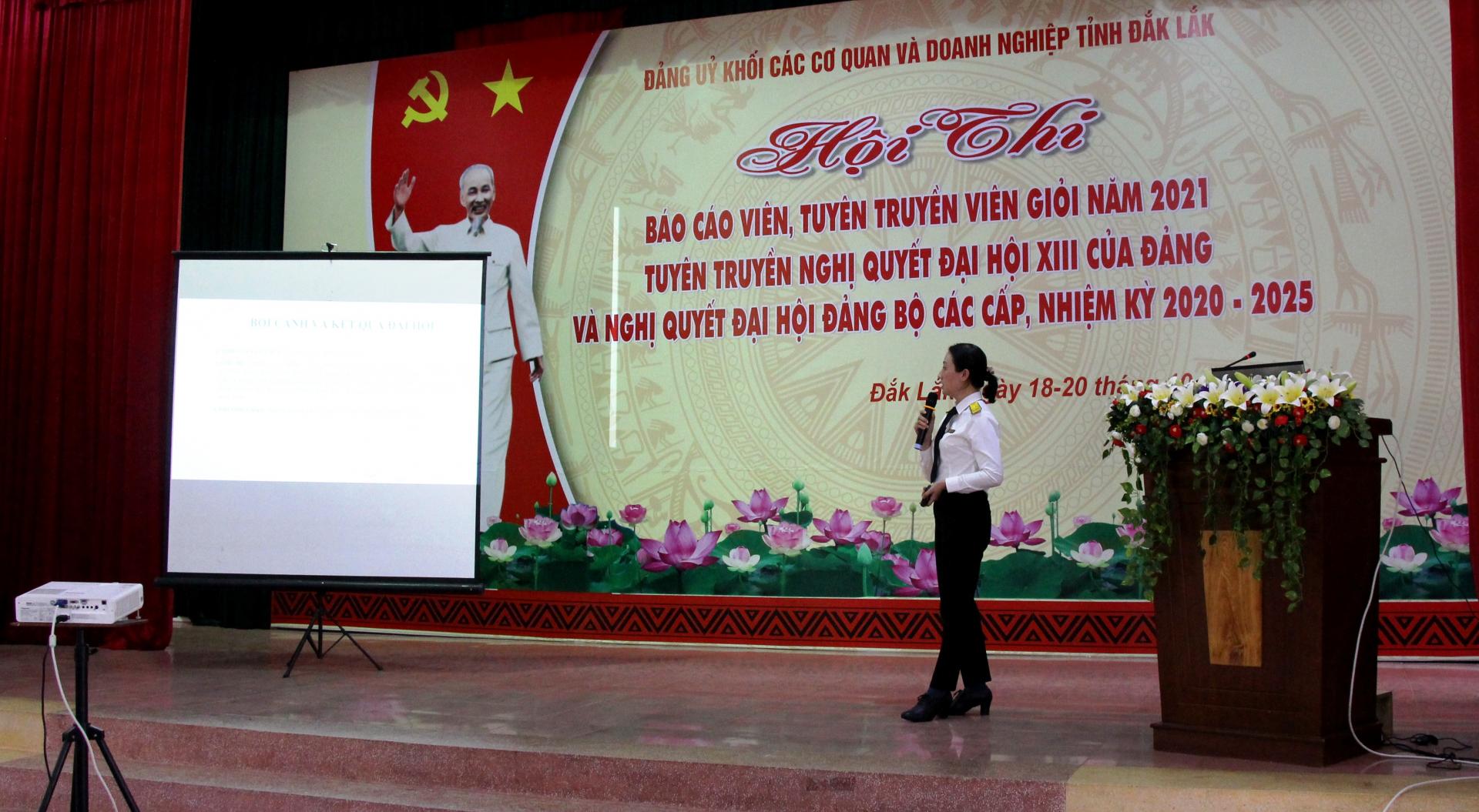 Khai mạc Hội thi báo cáo viên, tuyên truyền viên giỏi năm 2021