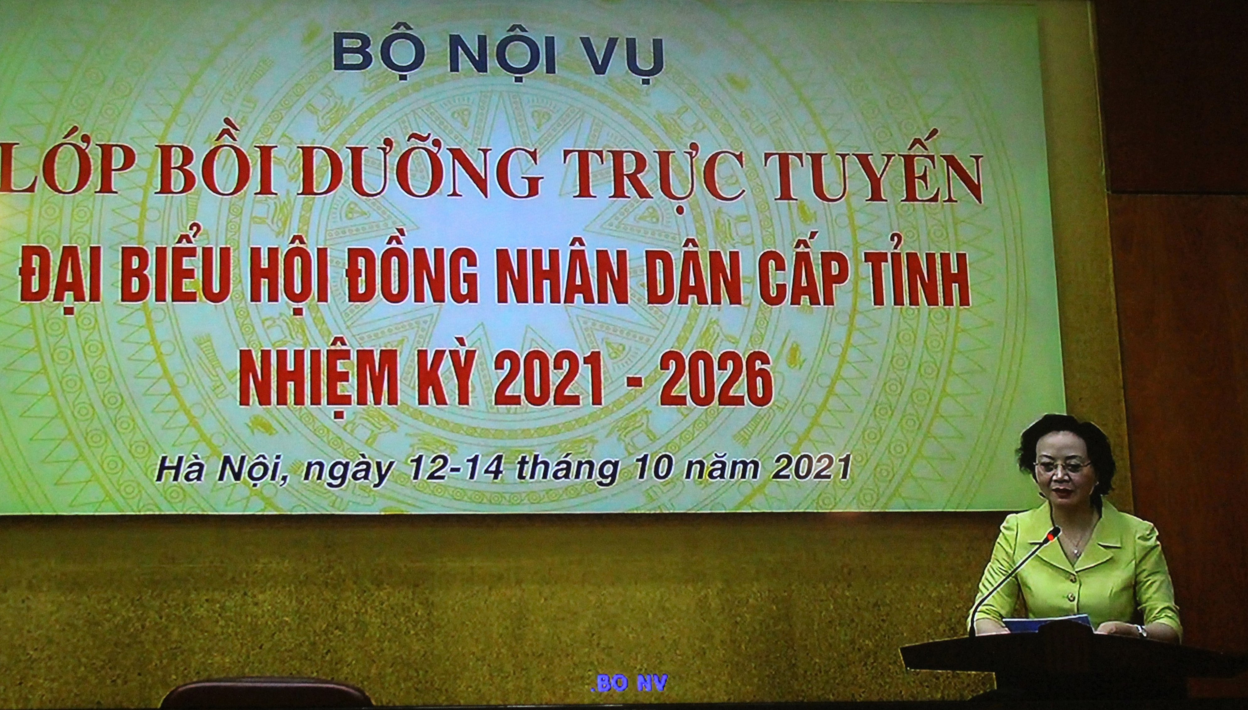 Online training for delegates of the Provincial People’s Council, the 2021 - 2026 term