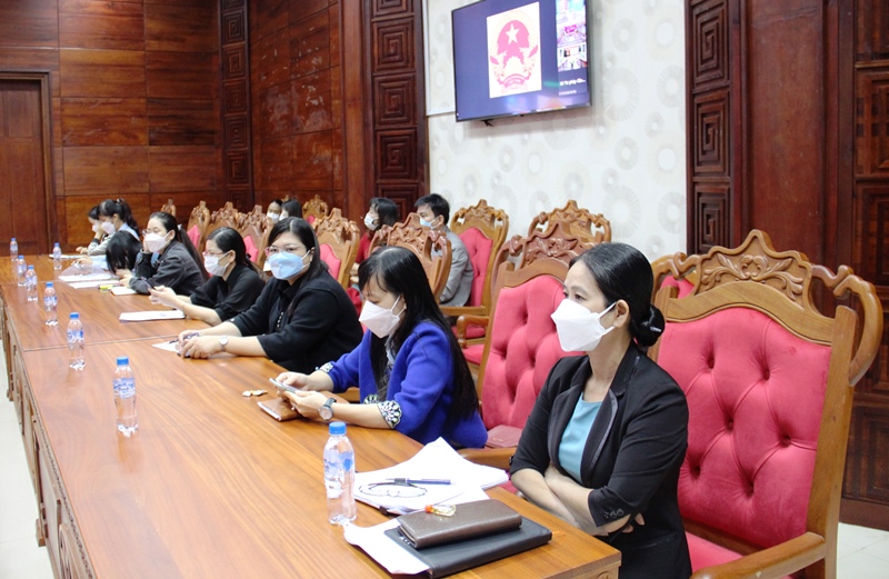 Hội nghị tập huấn trực tuyến cho công chức thực hiện công tác cải cách hành chính