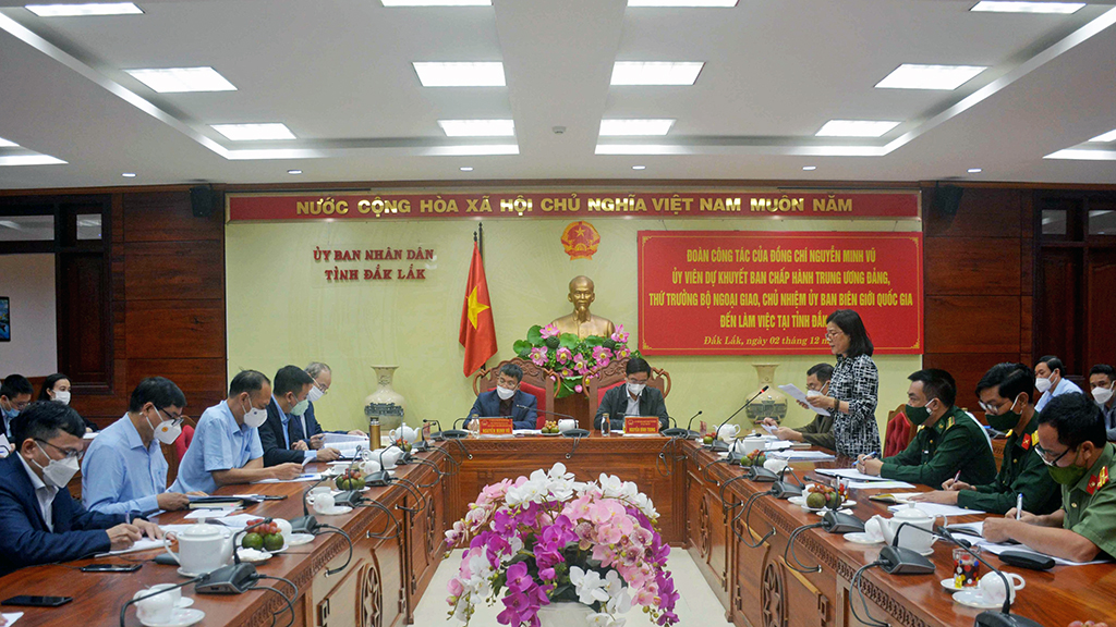 Delegation of the Ministry of Foreign Affairs worked with Dak Lak Province