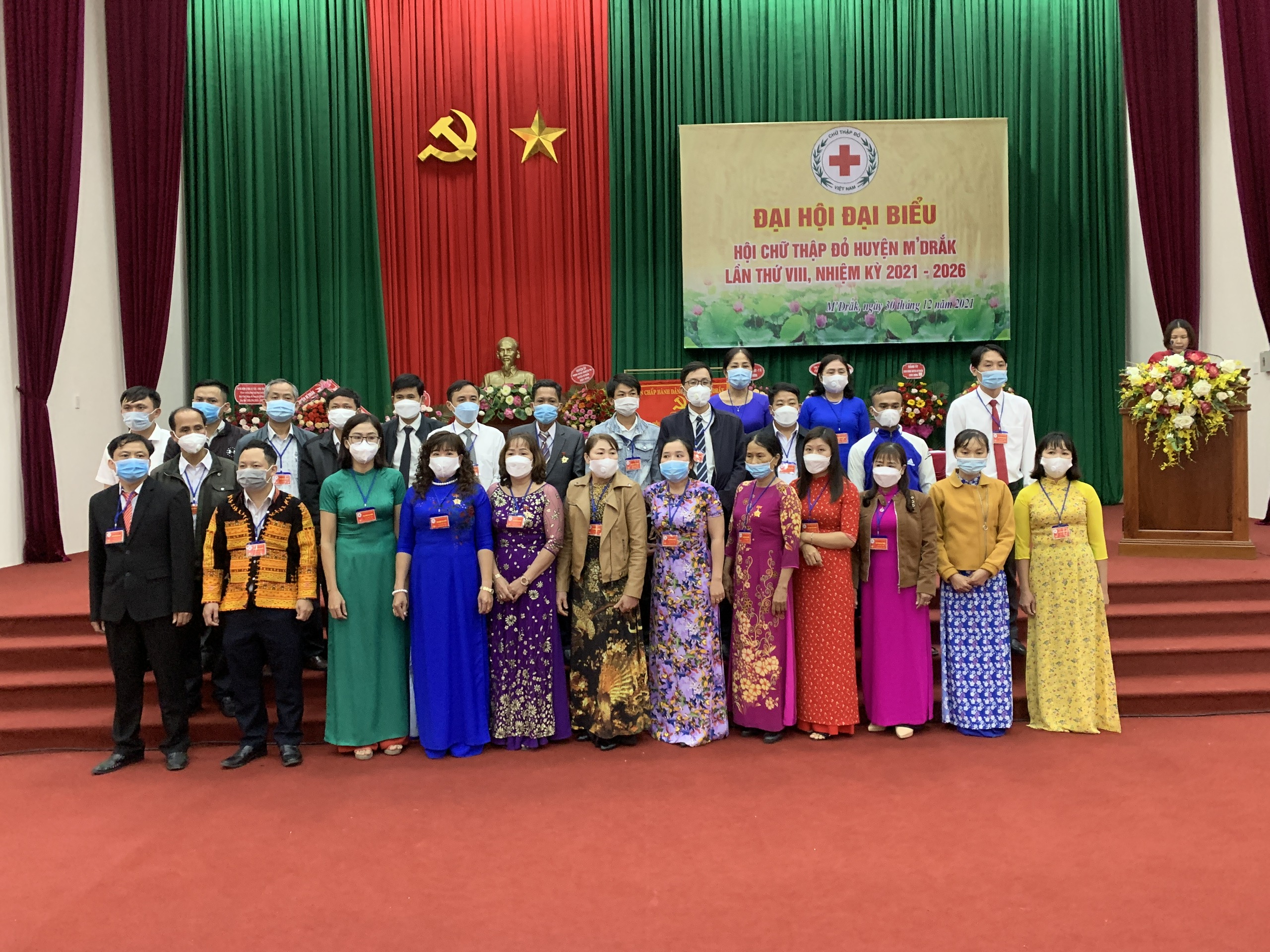 Đại hội đại biểu Hội Chữ thập huyện M'Drắk lần thứ VIII, nhiệm kỳ 2021-2026