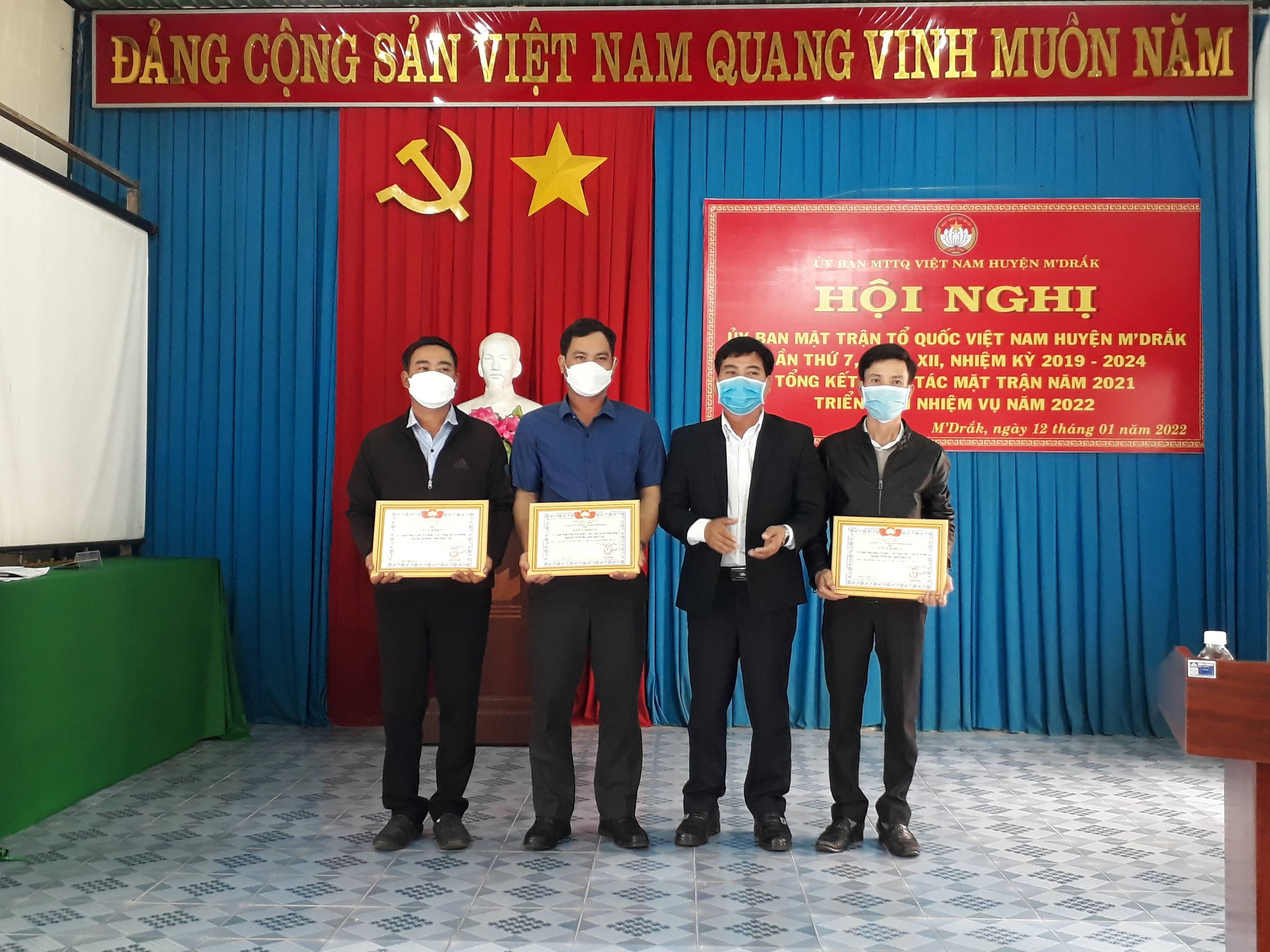 Ủy ban Mặt trận Tổ quốc Việt Nam huyện M’Drắk triển khai phương hướng, nhiệm vụ năm 2022