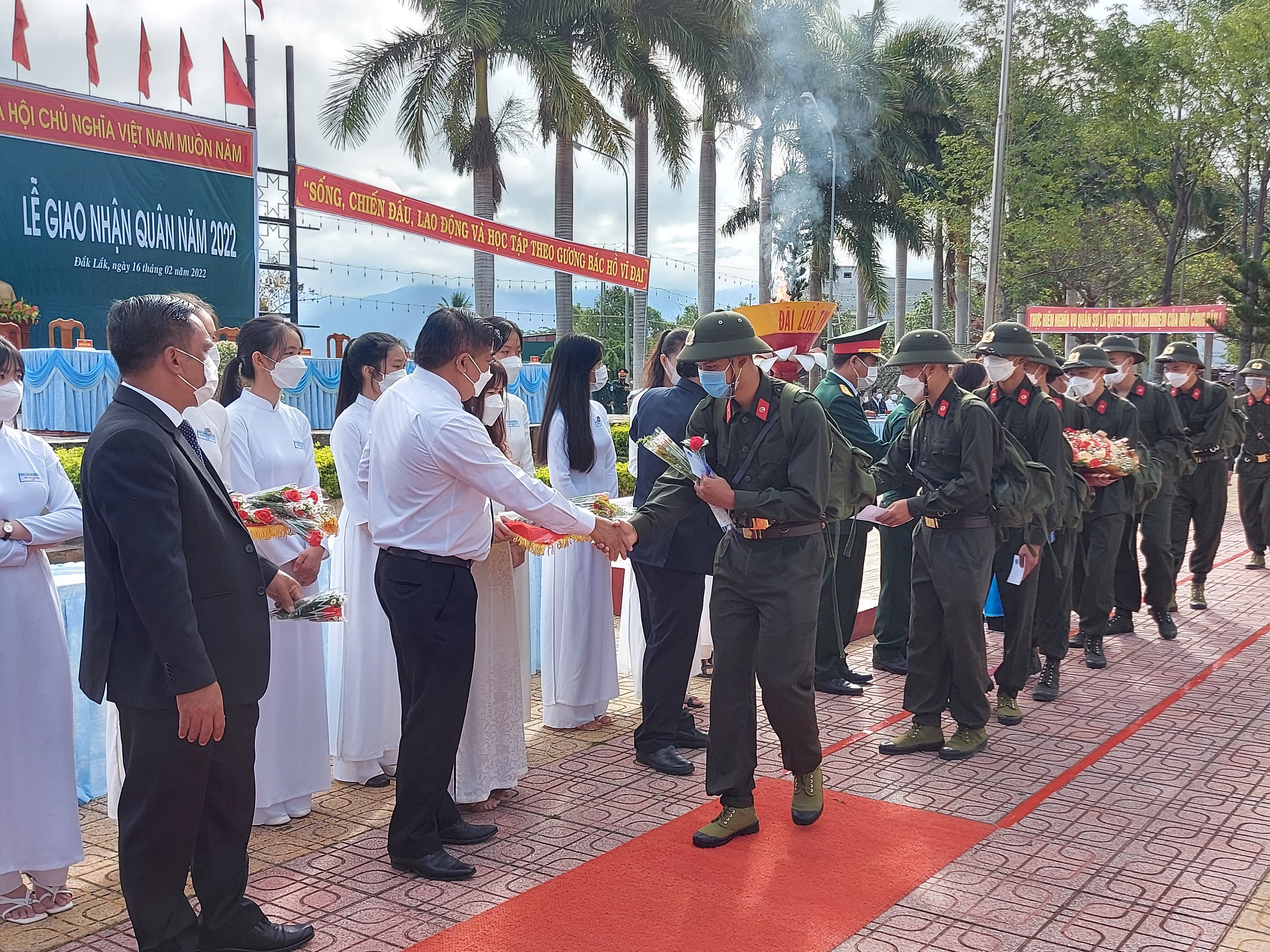 Huyện Lắk: 136 tân binh lên đường nhập ngũ năm 2022