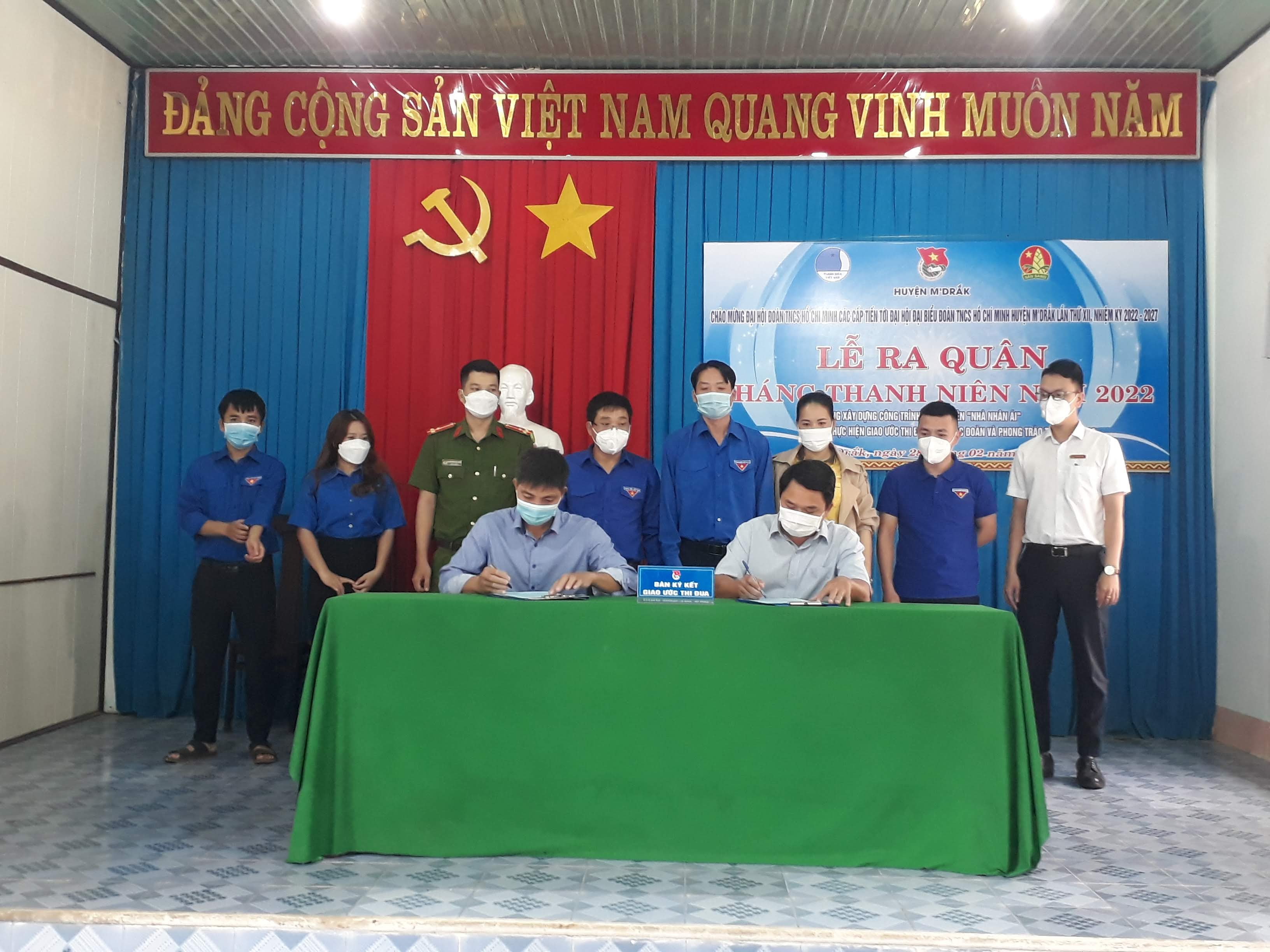 Huyện đoàn M'Drắk ra quân Tháng Thanh niên năm 2022