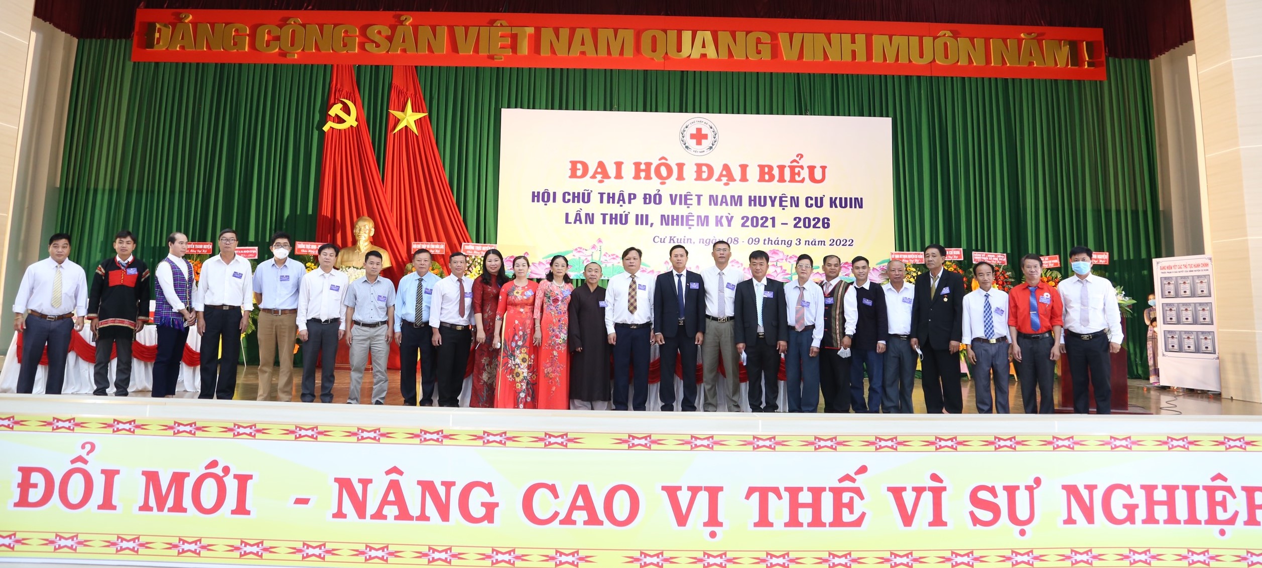 Đại hội đại biểu Hội chữ thập đỏ huyện Cư Kuin lần thứ III, nhiệm kỳ 2021 -2026