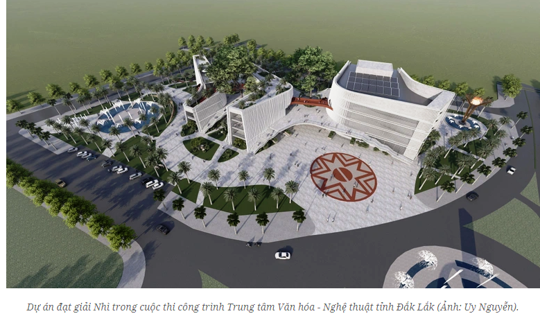 Công bố kết quả cuộc thi tuyển phương án kiến trúc công trình Trung tâm Văn hóa tỉnh Đắk Lắk