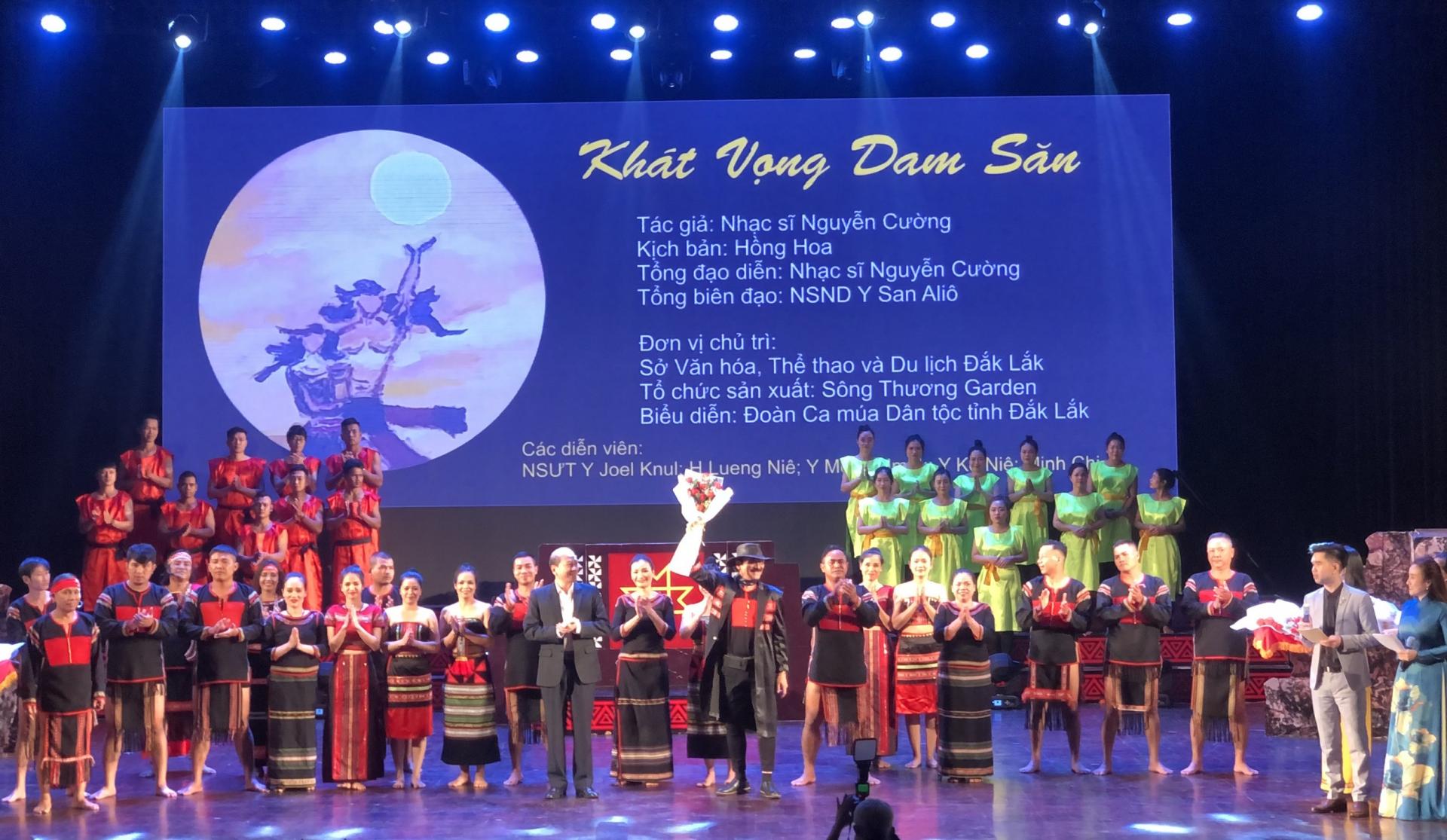 Đắk Lắk tổ chức đêm nhạc Nguyễn Cường và biểu diễn Ca kịch “Khát vọng Dam Săn”