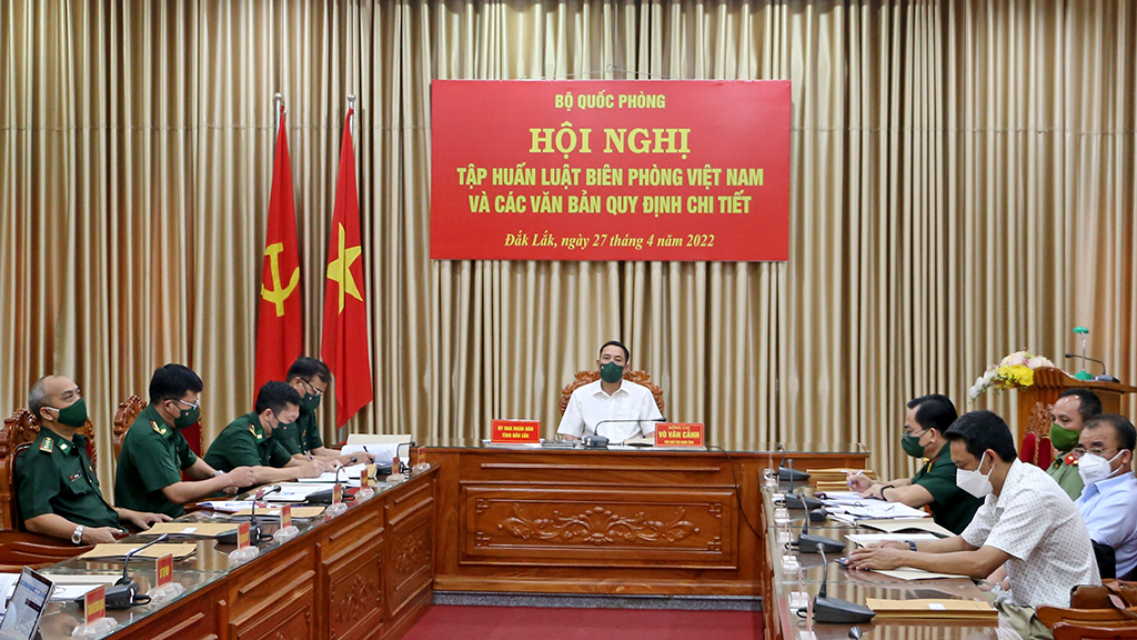 Hội nghị tập huấn Luật Biên phòng Việt Nam và các văn bản quy định chi tiết
