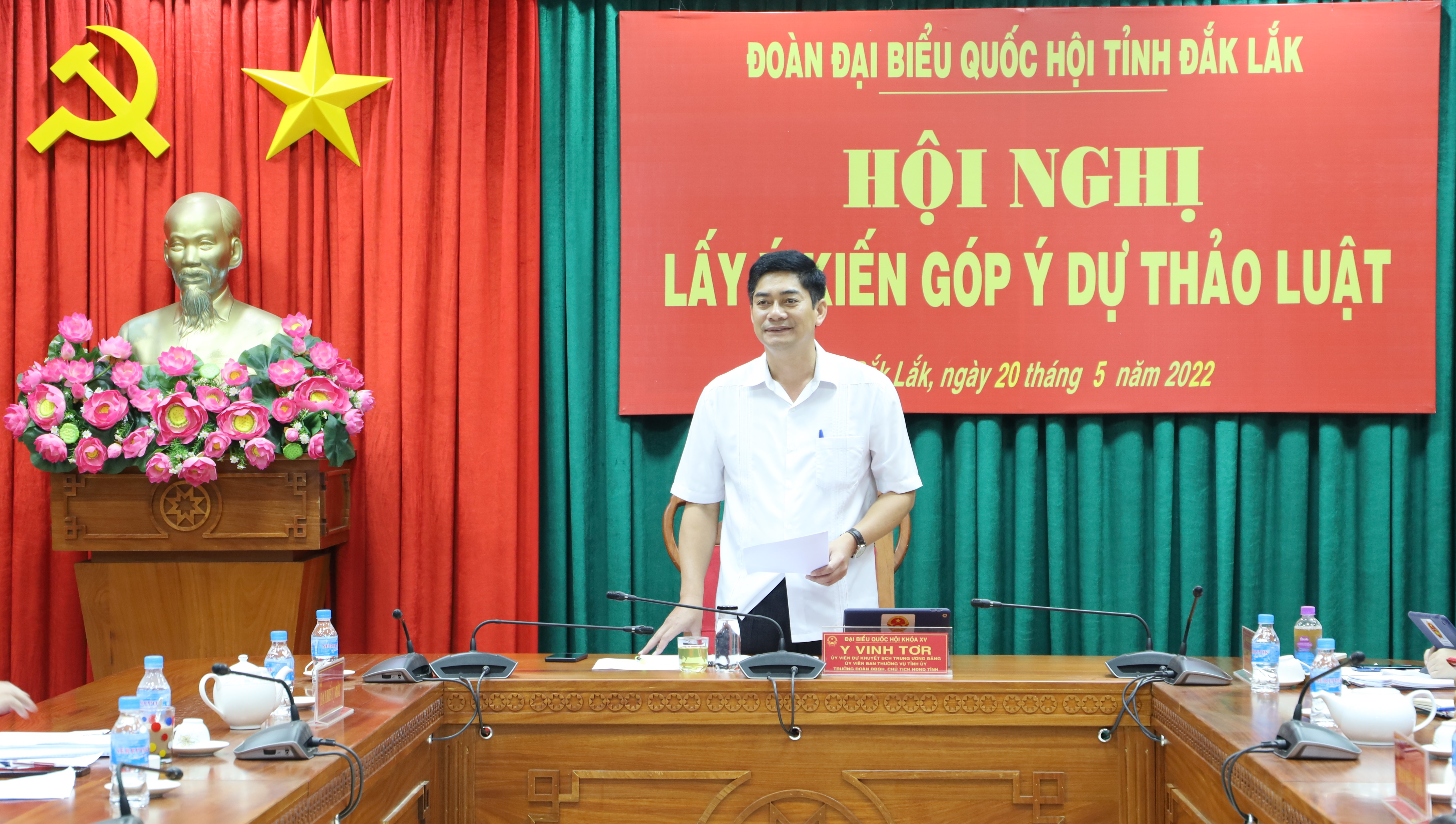 Đoàn Đại biểu Quốc hội tỉnh Đắk Lắk lấy ý kiến góp ý dự thảo Luật