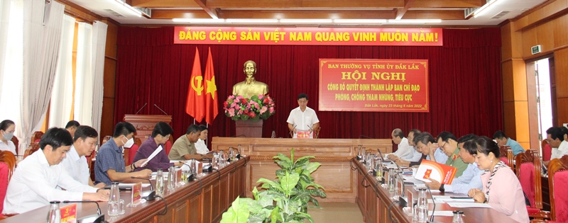 Hội nghị Ban Thường vụ Tỉnh ủy định kỳ lần thứ 42