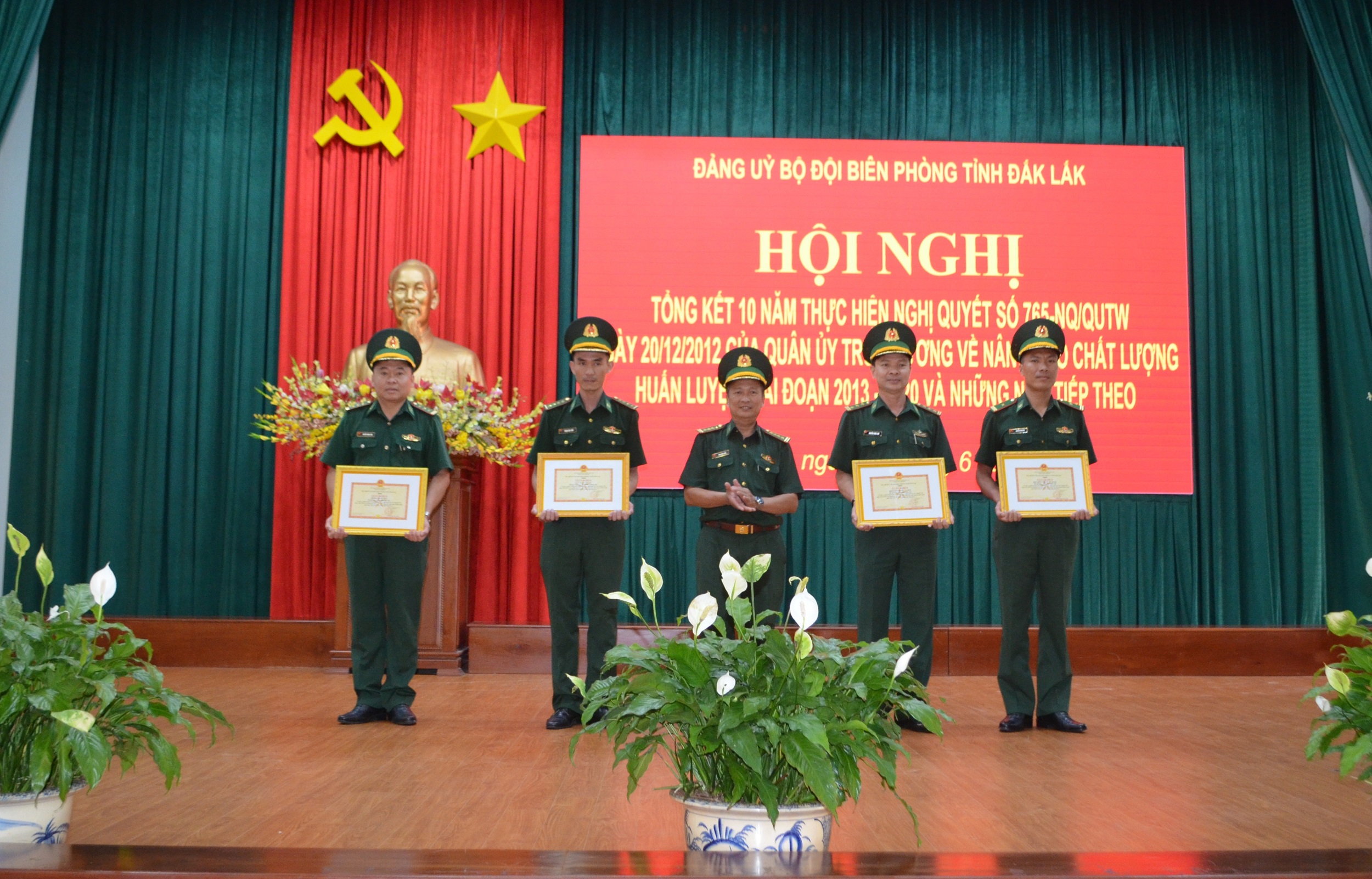 Bộ đội Biên phòng Đắk Lắk tổng kết 10 năm thực hiện Nghị quyết số 765 của Quân ủy Trung ương