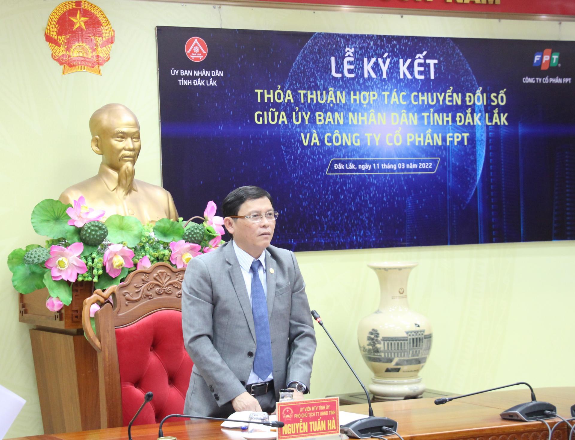 Kế hoạch thực hiện Thỏa thuận hợp tác chuyển đổi số giữa tỉnh Đắk Lắk và Công ty Cổ phần FPT giai đoạn 2022-2025