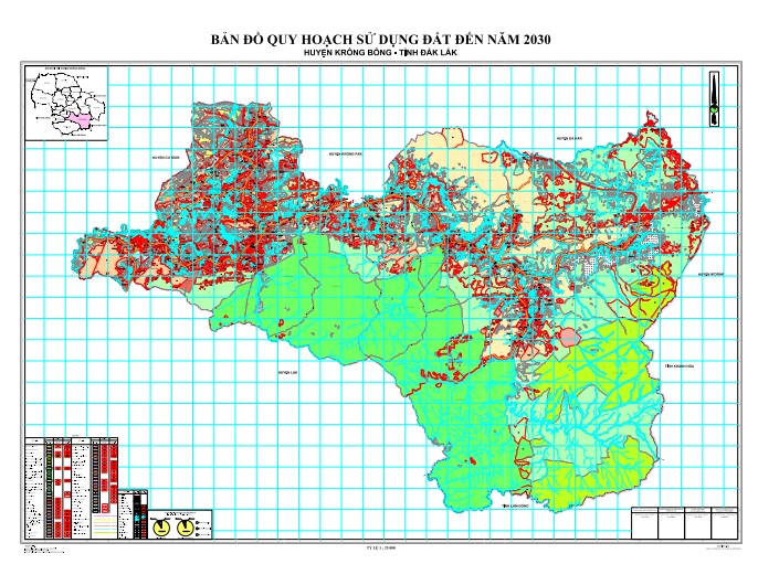 Quyết định phê duyệt Kế hoạch sử dụng đất năm 2022 huyện Krông Bông, tỉnh Đắk Lắk