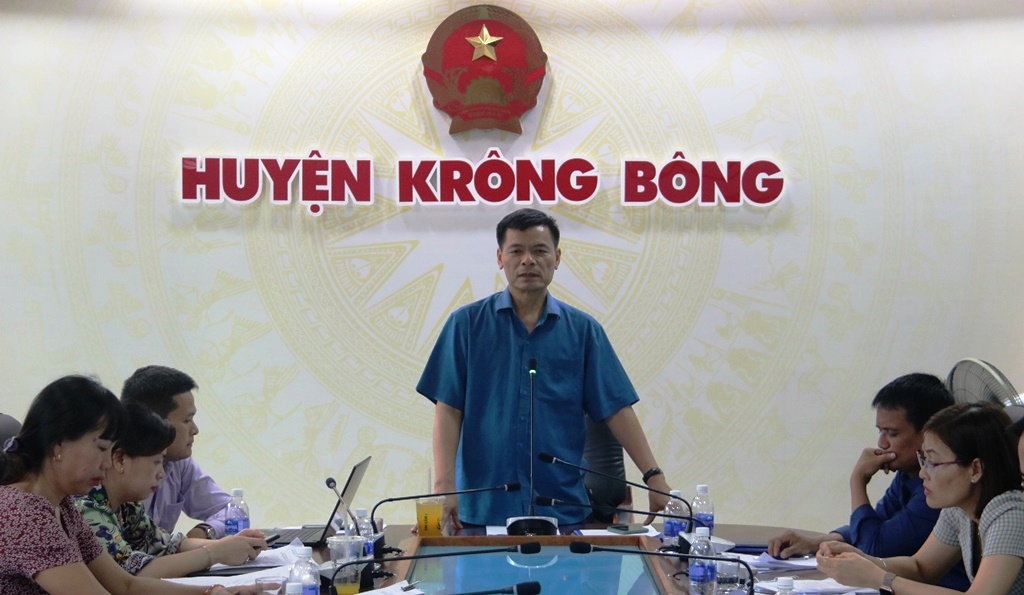 Kiểm tra công tác cải cách hành chính tại huyện Krông Bông