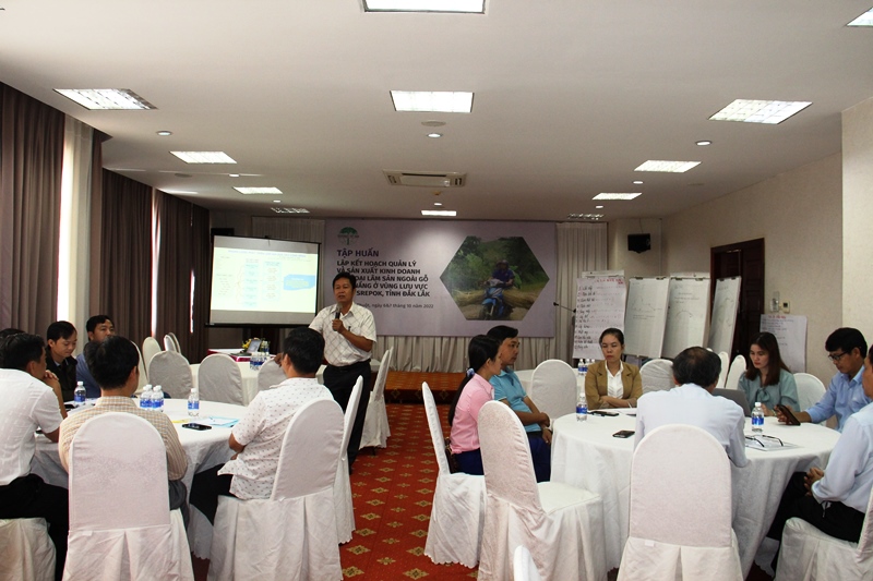 Tập huấn lập kế hoạch quản lý và sản xuất kinh doanh các loại lâm sản ngoài gỗ tiềm năng ở vùng lưu vực sông Sêrêpốk tỉnh Đắk Lắk