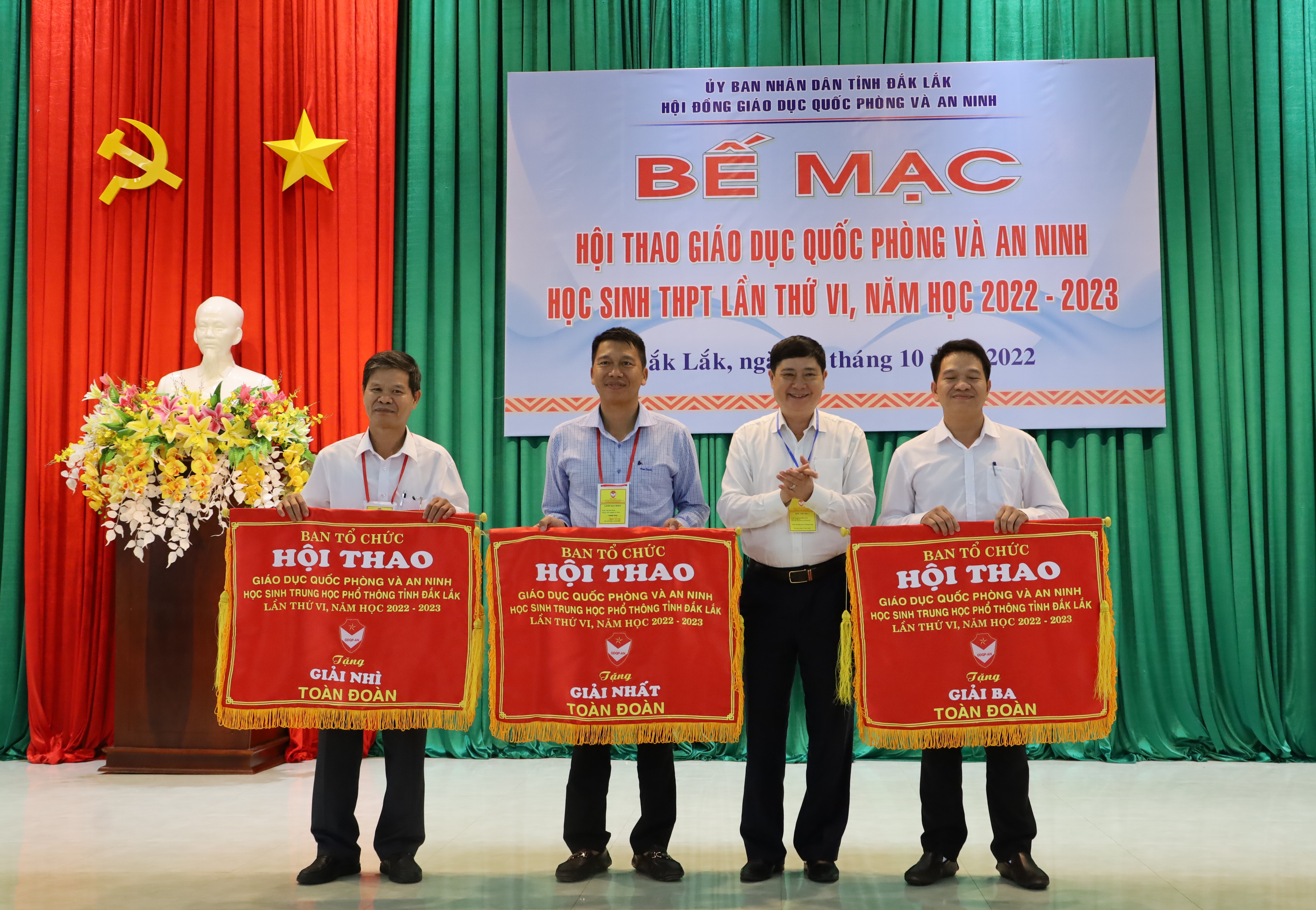 Bế mạc Hội thao Giáo dục quốc phòng – an ninh học sinh THPT tỉnh Đắk Lắk lần thứ VI, năm học 2022 – 2023