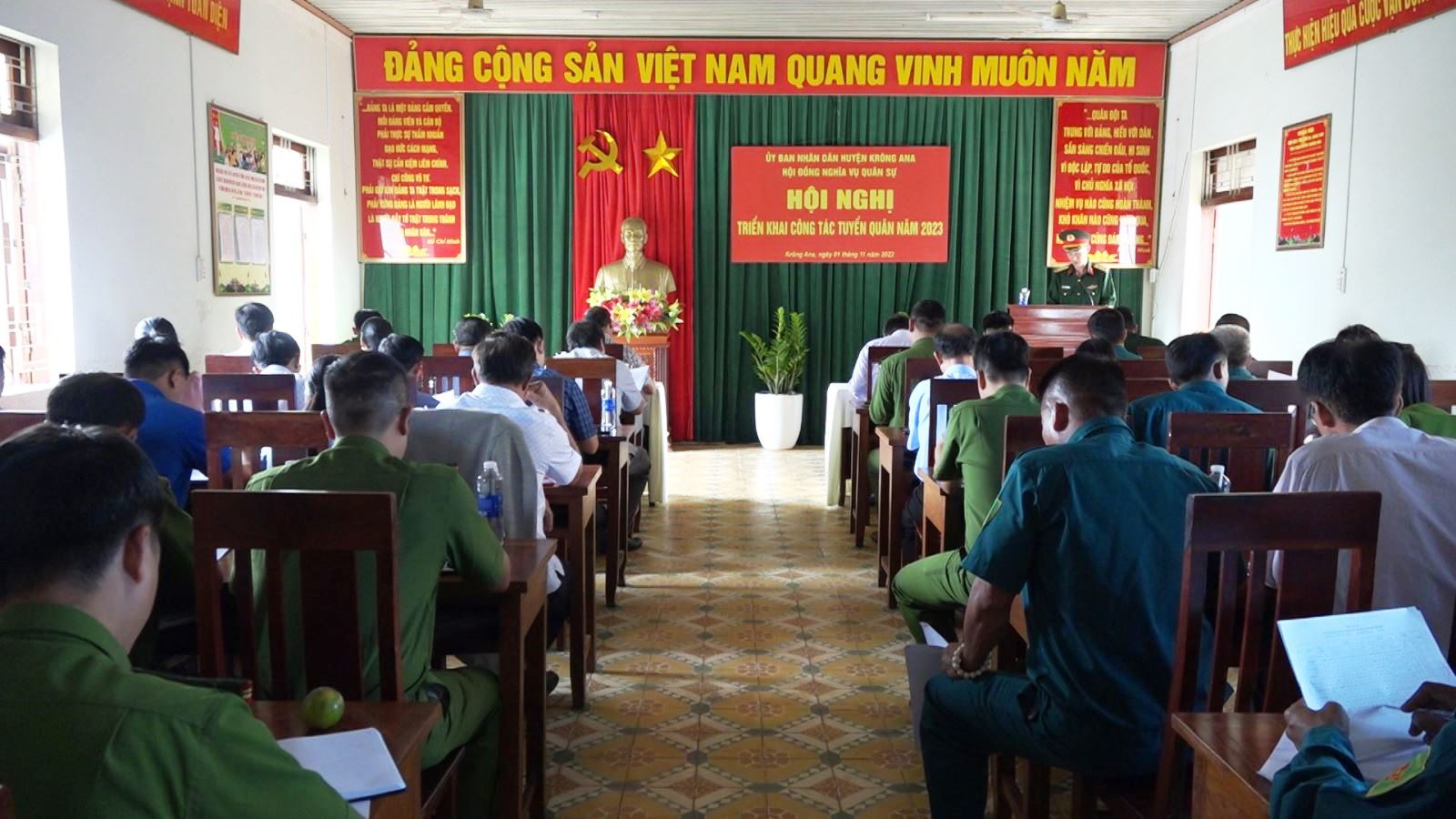 Huyện Kông Ana: Hội nghị triển khai công tác tuyển quân năm 2023