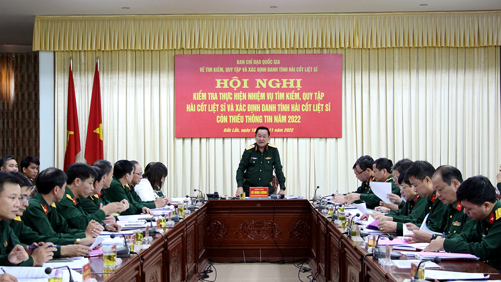 Ban chỉ đạo 515 Quốc gia kiểm tra việc thực hiện nhiệm vụ tìm kiếm, quy tập hài cốt liệt sĩ tại Đắk Lắk