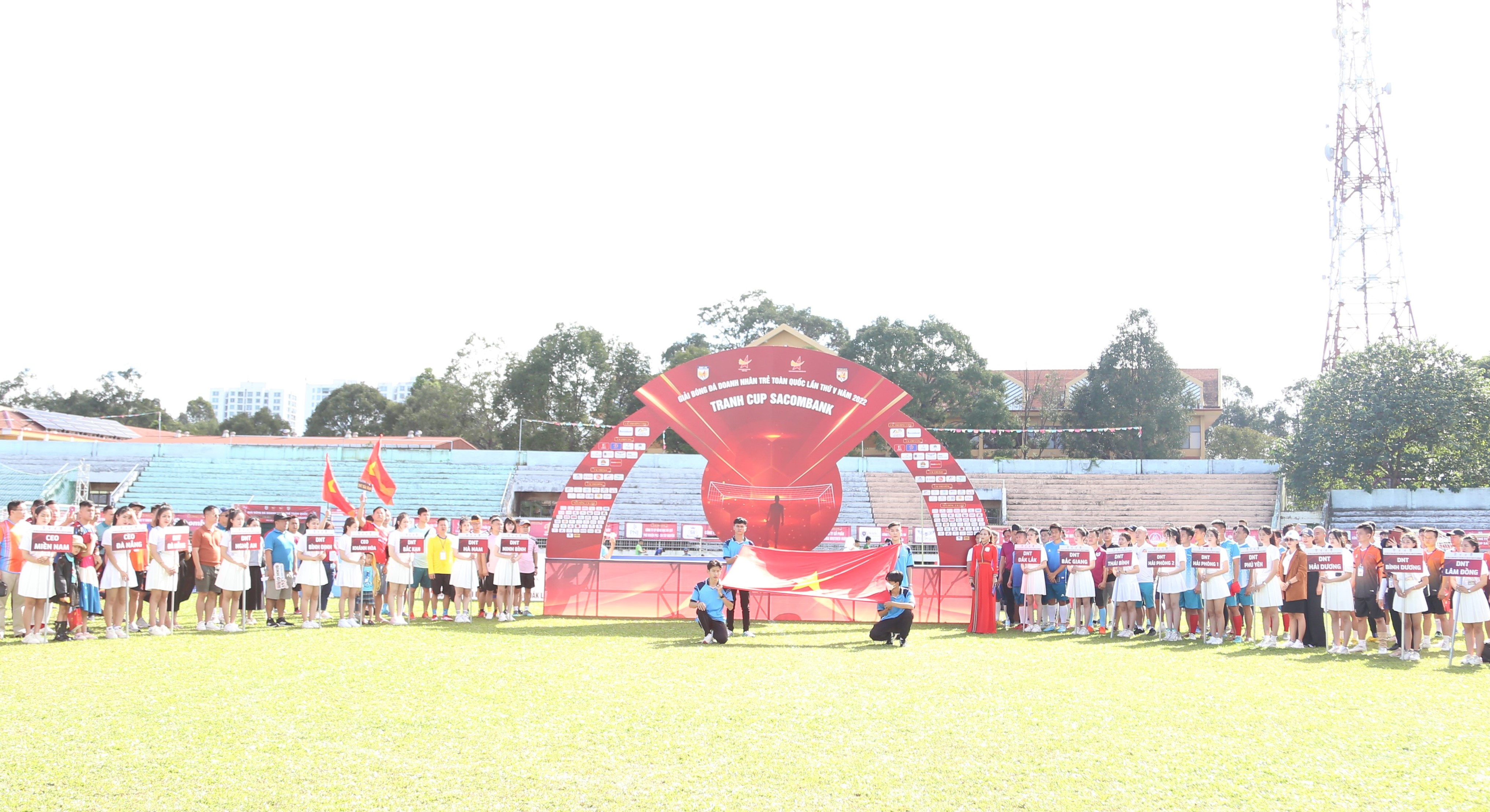 Khai mạc Giải bóng đá Doanh nhân trẻ toàn quốc lần thứ V, năm 2022