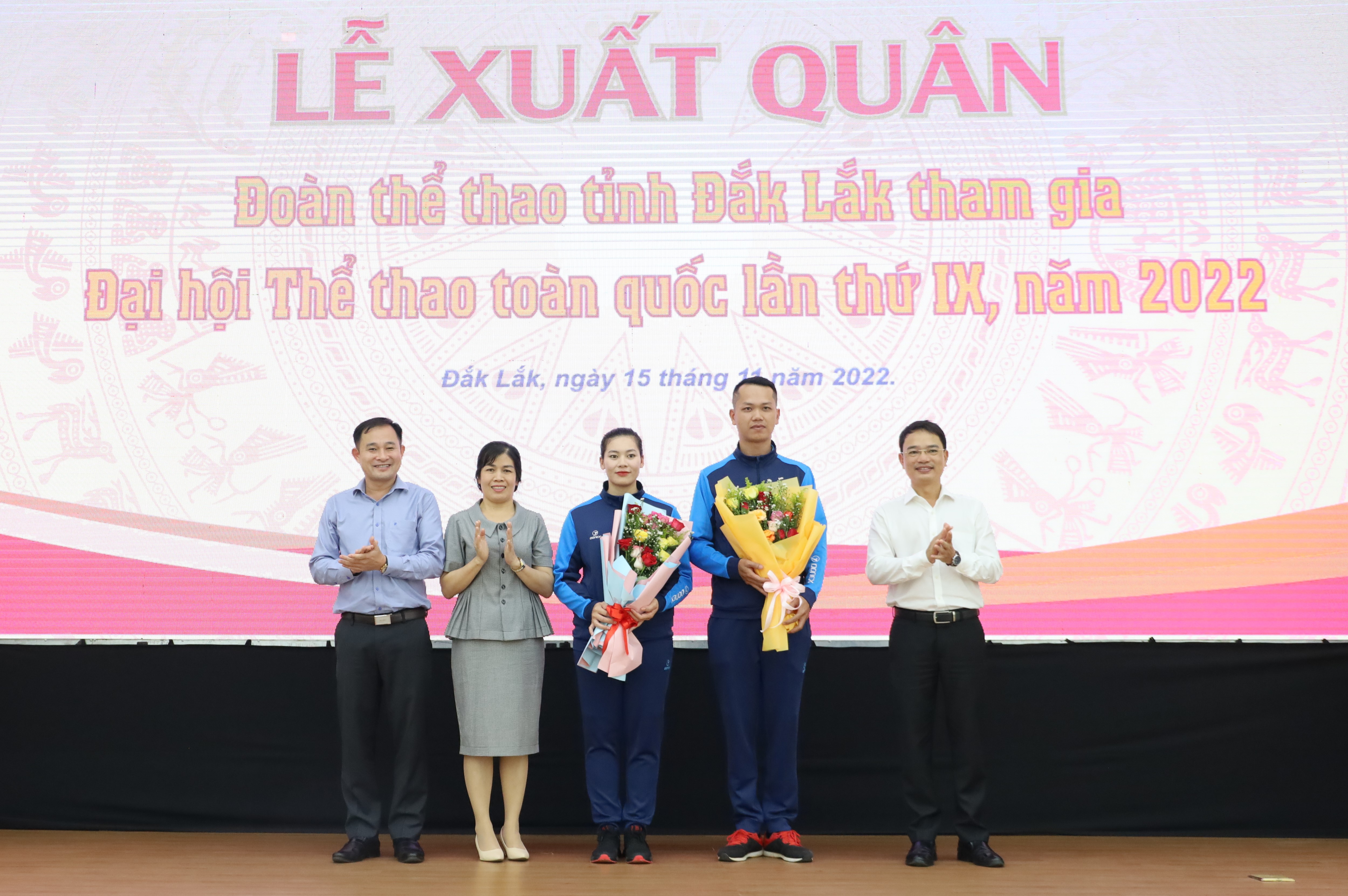 Lễ xuất quân Đoàn thể thao tỉnh Đắk Lắk tham gia Đại hội Thể thao toàn quốc lần thứ IX, năm 2022