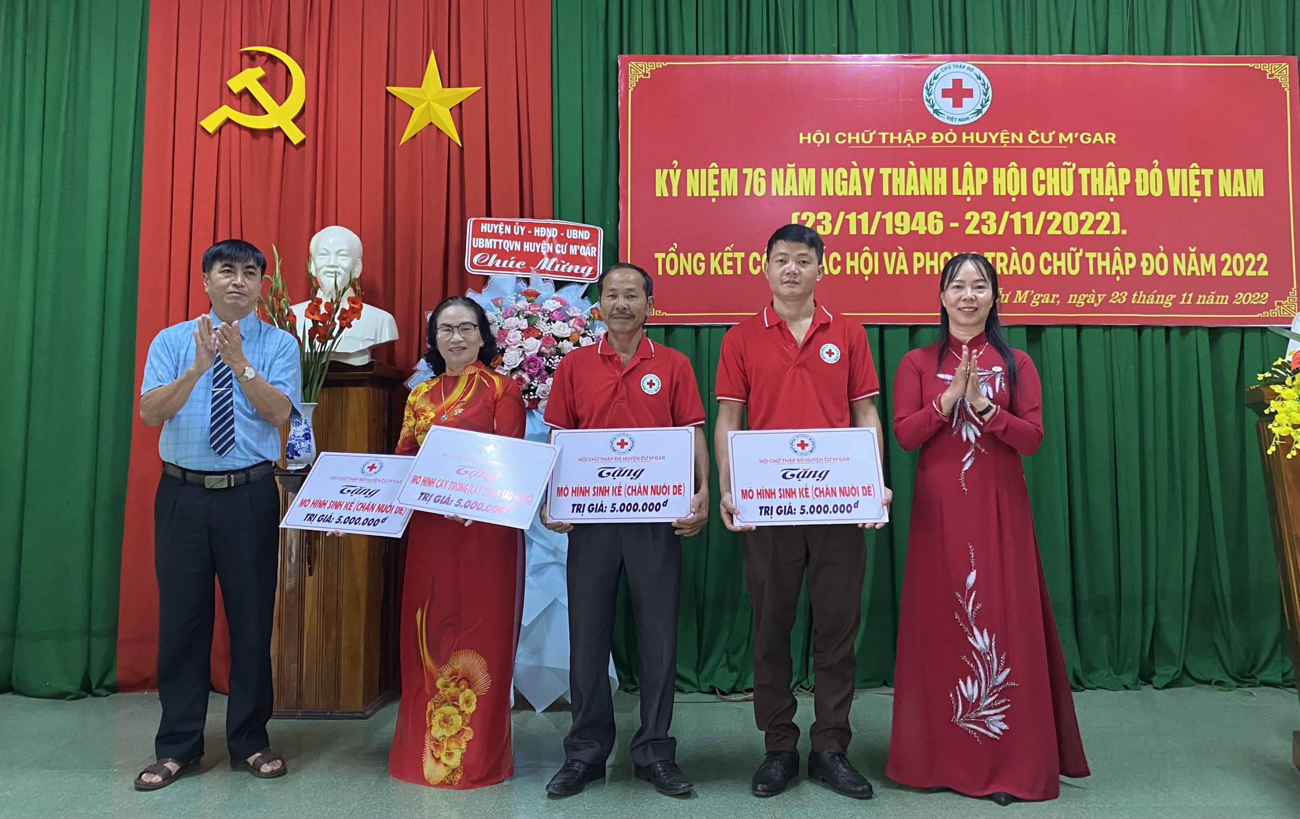 Huyện Cư M’gar kỷ niệm 76 năm Ngày thành lập Hội Chữ thập đỏ Việt Nam