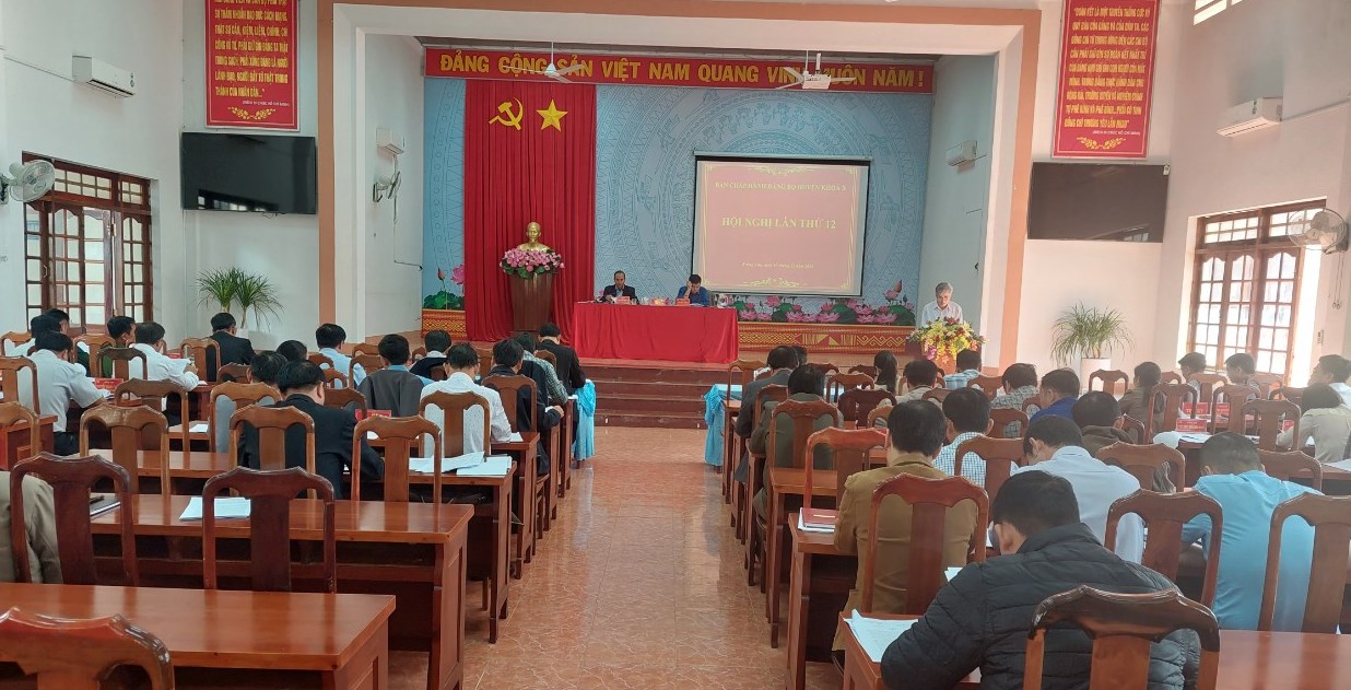 Hội nghị Ban Chấp hành Đảng bộ huyện Krông Ana lần thứ 12