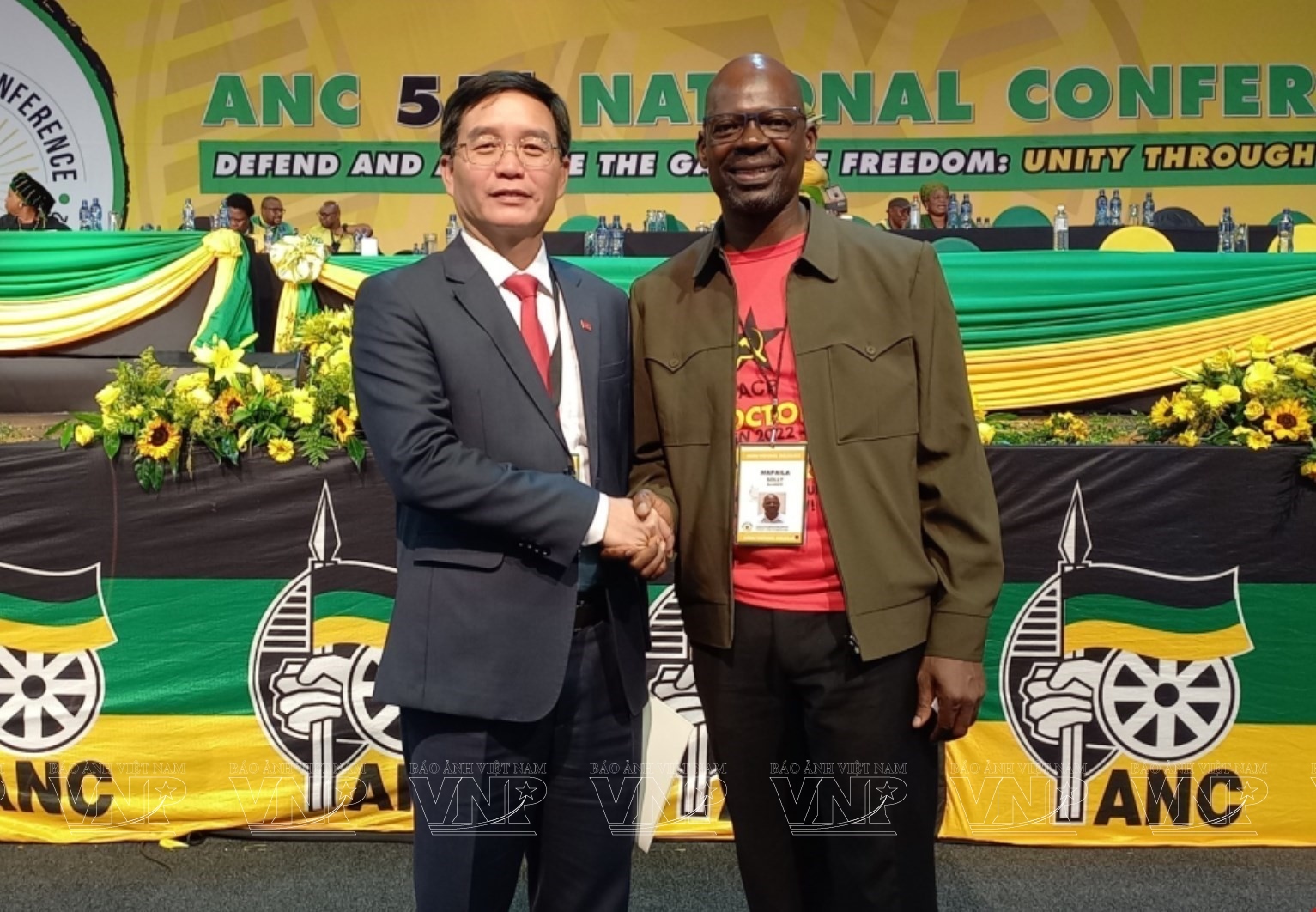 Đoàn đại biểu Đảng Cộng sản Việt Nam tham dự Đại hội lần thứ 55 của Đảng Đại hội Dân tộc Phi (ANC)