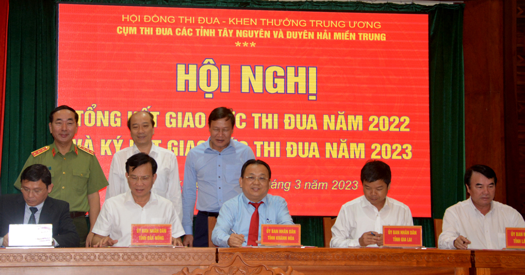 Hội nghị tổng kết giao ước thi đua năm 2022 - Cụm thi đua các tỉnh Tây Nguyên và Duyên hải Miền Trung