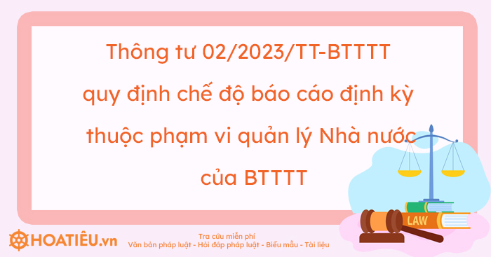 Triển khai Thông tư số 02/2023/TT-BTTTT ngày 21/3/2023 của Bộ trưởng Bộ Thông tin và Truyền thông.