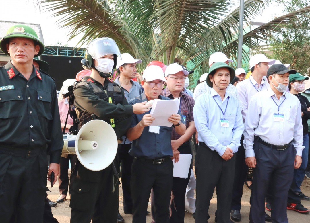 Bảo vệ thi công Dự án hệ thống thoát nước trung tâm hành chính huyện Cư Kuin