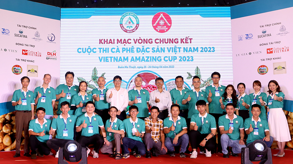 Khai mạc vòng chung kết Cuộc thi Cà phê đặc sản Việt Nam 2023