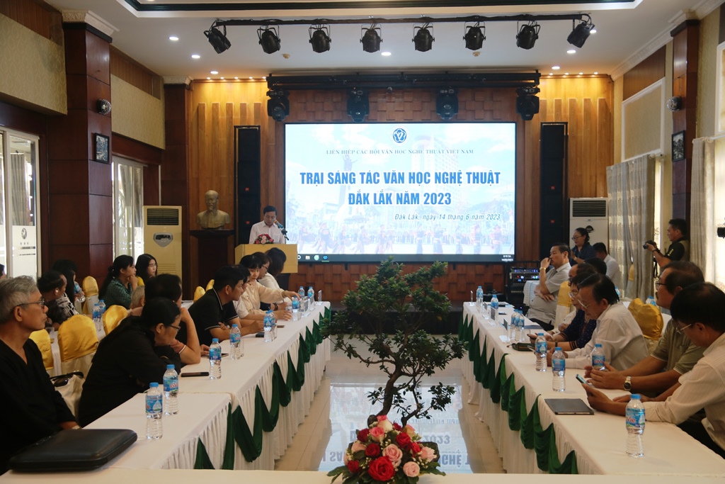 Khai mạc Trại sáng tác văn học nghệ thuật năm 2023 tại tỉnh Đắk Lắk