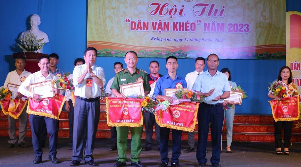 12 đội tham gia Hội thi “Dân vận khéo” huyện Krông Ana năm 2023