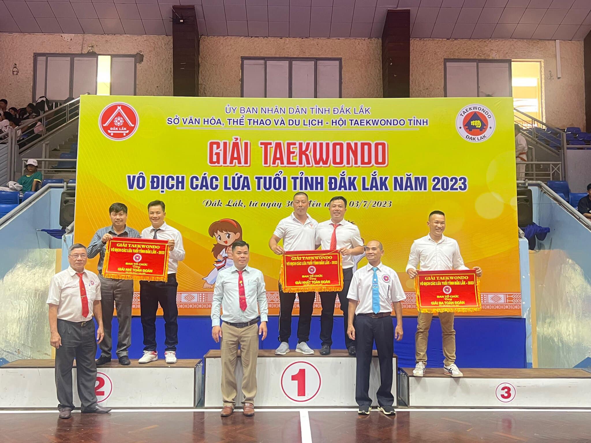 Bế mạc Giải vô địch Taekwondo các lứa tuổi tỉnh Đắk Lắk năm 2023