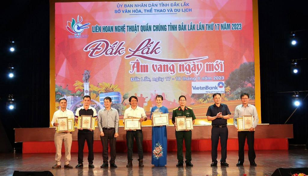 Bế mạc Liên hoan Nghệ thuật quần chúng tỉnh Đắk Lắk lần thứ 17 năm 2023