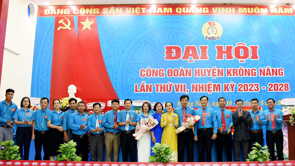 Đại hội Công đoàn huyện Krông Năng lần thứ VII, nhiệm kỳ 2023 – 2028