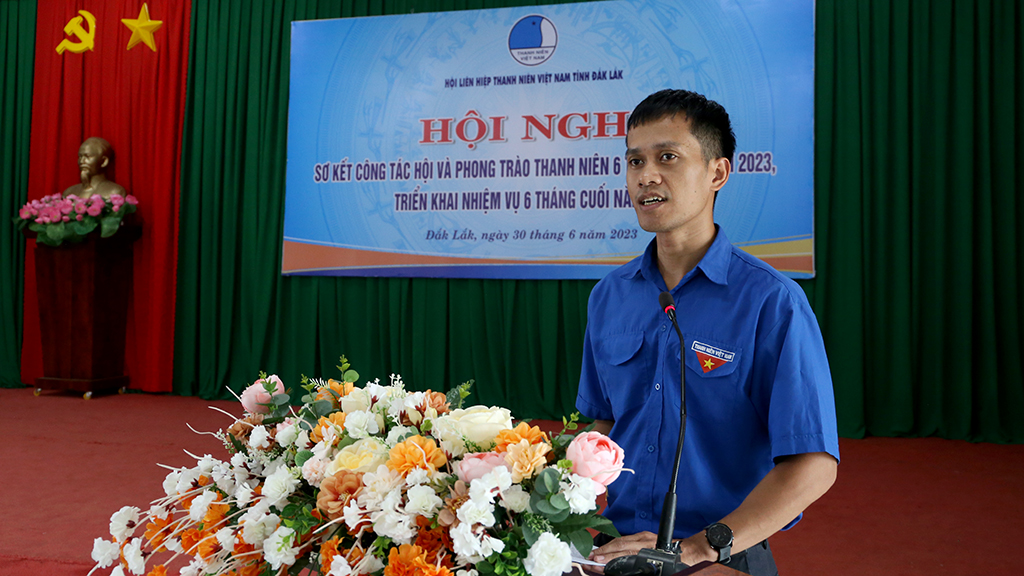 Hội LHTN Việt Nam tỉnh sơ kết công tác 6 tháng đầu năm 2023