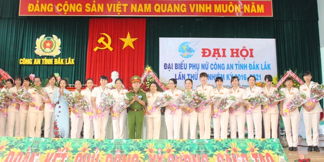 Đại hội Đại biểu Phụ nữ Công an tỉnh lần thứ XI, nhiệm kỳ 2016 - 2021