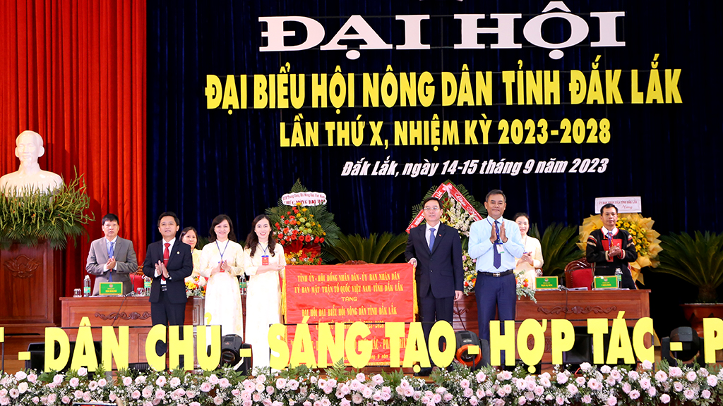 Khai mạc Đại hội đại biểu Hội Nông dân tỉnh Đắk Lắk lần thứ X, nhiệm kỳ 2023 – 2028