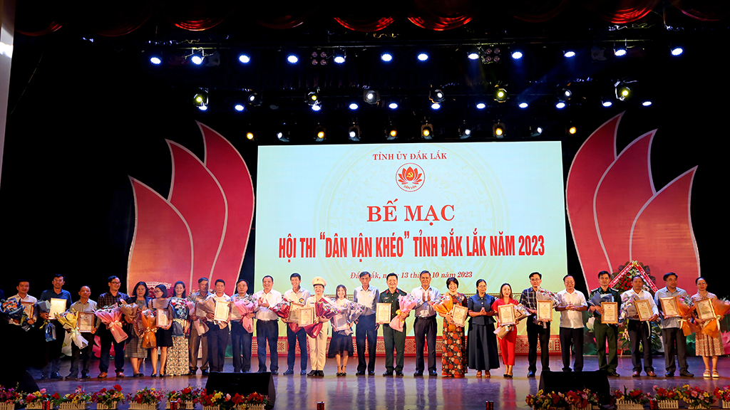 Bế mạc hội thi “Dân vận khéo” tỉnh Đắk Lắk năm 2023