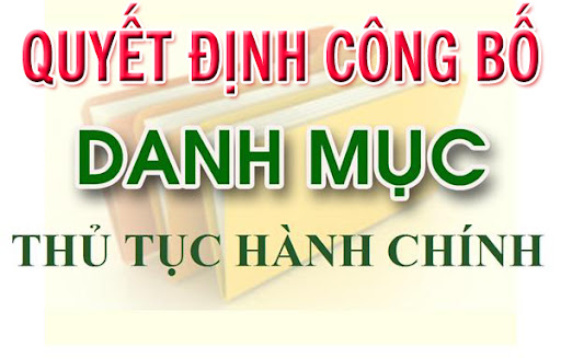 Quyết định về việc công bố danh mục thủ tục hành chính mới ban hành lĩnh vực Giáo dục và Đào tạo thuộc hệ thống giáo dục quốc dân thuộc thẩm quyền