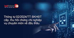 Thực hiện Thông tư số 02/2024/TT-BKHĐT ngày 06/3/2024 của Bộ Kế hoạch và Đầu tư