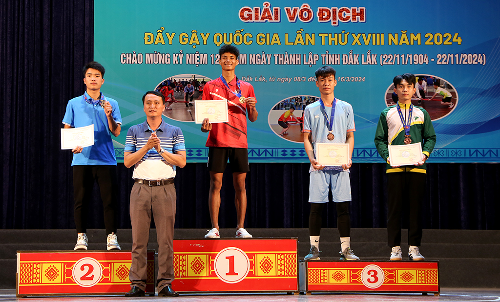Đoàn Đắk Lắk giành 16 huy chương tại giải vô địch đẩy gậy quốc gia lần thứ XVIII năm 2024