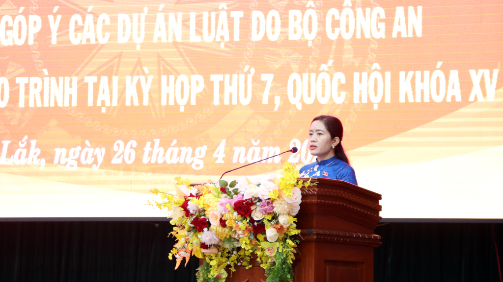 Hội nghị lấy ý kiến góp ý các dự án luật do Bộ Công an chủ trì soạn thảo trình tại Kỳ họp thứ 7, Quốc hội khóa XV