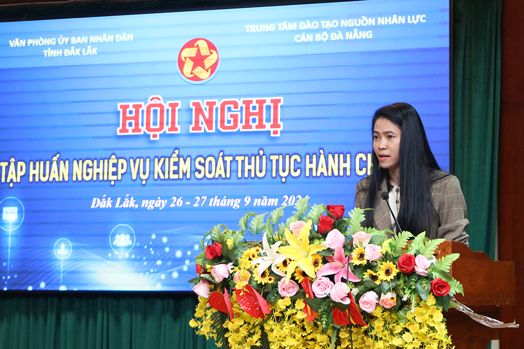 Tập huấn nghiệp vụ kiểm soát thủ tục hành chính năm 2024