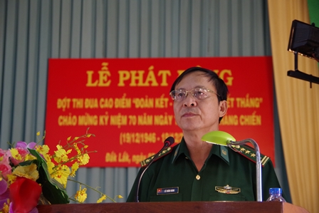 Bộ chỉ huy Bộ đội Biên phòng tỉnh Đắk Lắk phát động thi đua chào mừng kỷ niệm 70 năm Ngày toàn quốc kháng chiến