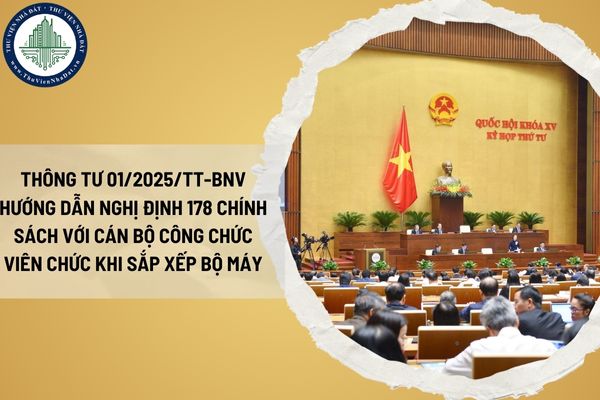 Triển khai Thông tư số 01/2025/TT-BNV của Bộ Nội vụ