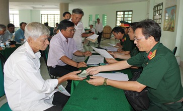 Thực hiện chế độ trợ cấp một lần đối với các đối tượng tham gia chiến tranh bảo vệ Tổ quốc